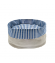 T1080 Blue striped Sabbia basket Ferribiella