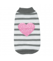 Love sweater with Sequin Grey Heart 2275 Record