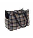 T1116-TAR Scottish wool City Bag Beige Gaia Ferribiella
