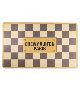 HDD-207 Set de Table Checker Chewy Vuiton Haute Diggity Dog