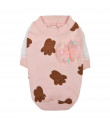 TS7701 Tee-Shirt en Coton motif Ourson Rose Millie Pinkaholic