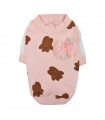 TS7701 Tee-Shirt en Coton motif Ourson Rose Millie Pinkaholic