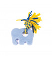 ZP425 Elephant Lace Ring Toy with Zippy Paws Cord