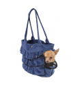 London Bag in Suedine Blue O lala Pets