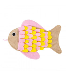 Fouille Toy Anti Ennui Fish with Paper Brushing For Cat Injoya