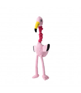 Jouet Flamand Rose Rigolo Cou Accordéon Flamingo Freedog