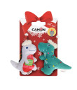 AH9377 Toy for Cat Dinosaurs with Noel Hat Camon