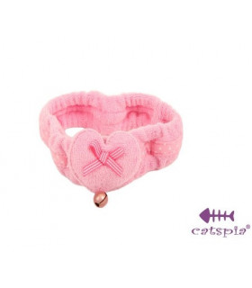 SC185 Neckwear Catspia Heart Pink