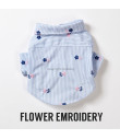 Chemise Louisdog Dress Shirt Flower