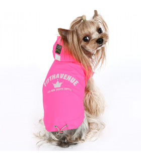 OW300 Imper Puppy Angel Multi Protect Raincoat Fuchsia PINK 517