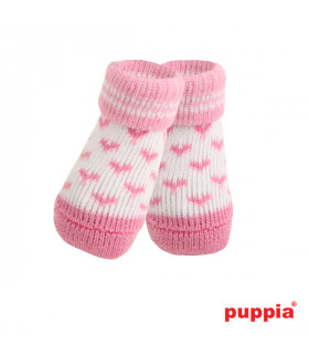 SO073 Socks Puppia Angel Heart Pink