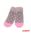 SO1175 Socks Puppia Polka Dots Grey