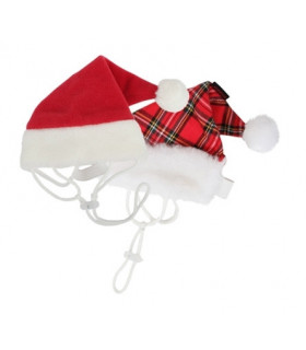 SH23 Bonnet Noël Puppia Santa s Hat Red