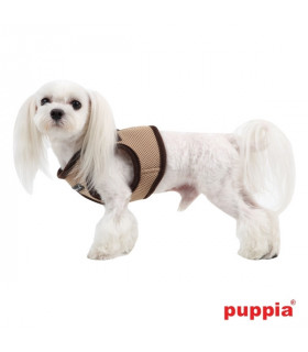 AH305 Soft Beige breathable jacket harness Puppia