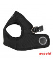 AH305 Soft Black breathable Jacket Harness Puppia