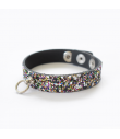 Aloke Glitter Multi-Color strass necklace