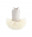 DR166 Robe Puppy Angel Ballerina TUTU Dress Beige