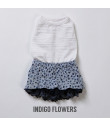 Volume Up Dress / Indigo Flowers Louisdog