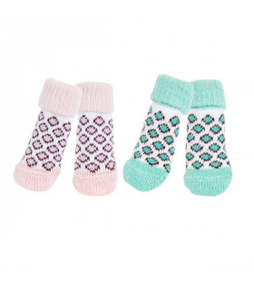 SO1592 Chaussettes Leone Puppia Pink