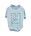 TS7356 Tee-Shirt Oh My Dog Pinkaholic Blue