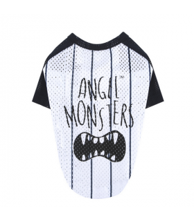TS541 Tee-Shirt Monsters Vertical Puppy Angel Navy