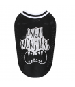 TS542 Tee-Shirt Monsters Mesh Puppy Angel Black