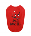 TS585 Tee-shirt Puppy Angel Monsters Sleeveless Red