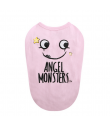 TS585 Tee-shirt Puppy Angel Monsters Sleeveless Pink