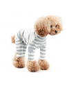 OR265 4 Patt Puppy Angel Corduroy Stripes Overall Grey