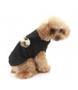 SW055 Sweat PomPom Hood Sweater Puppy Angel Black