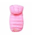 OW235 Doudoune Love Hood Down Padding Vest (Regular, Snap) Puppy Angel Pink 510