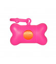 MG1811-FXF Porte Ramasse Crotte Os Fluo Rose United Pets