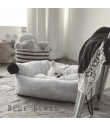 Basket Furry Boom / Pompom Blue Glass Louisdog
