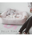 Basket Furry Boom / Pompom Belly Pink Louisdog