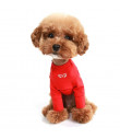 TS304 Tee-shirt Puppy Angel Daily Long Sleeve Red 320