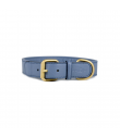 PEMG Mignon Blue Leather Necklace Uni United Pets