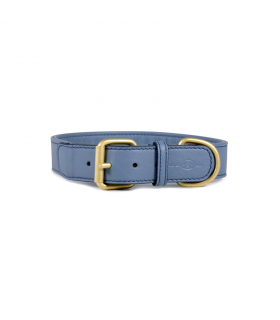 PEMG Mignon Blue Leather Necklace Uni United Pets
