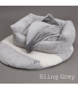 Furry Boom n Blanket Bling Grey Louisdog