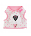 HJ7552 Harness Jacket 2 in 1 Pet White Pinkaholic