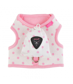 HJ7552 Harness Jacket 2 in 1 Pet White Pinkaholic