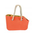 Orange Fluo Silicone Bag Croci