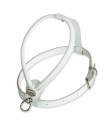 White Leather Round Harness Camon