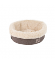 Basket Diana Brown and Fausse fur Beige O'lapets
